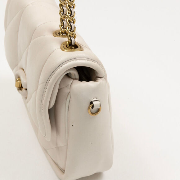 COACH Shoulder Bag with Chain Strap Cream 220170 - Picture 8 of 10